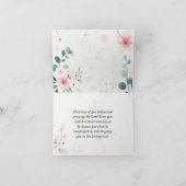 箴言31:25彼女は強い服を着ている カード (内部)