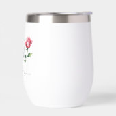 箴言31:25彼女は聖書の節の花を着ている (左面)