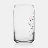 箴言31:25彼女は聖書の節の花を着ている ガラス缶 (右)