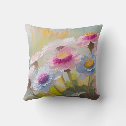 箴言31:25,おばあちゃんの聖書のことわざ,デイジー クッション (裏面)