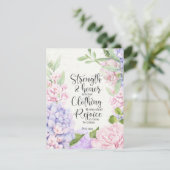 箴言31:25 – 強さと名誉 シーズンカード (スタンド正面)