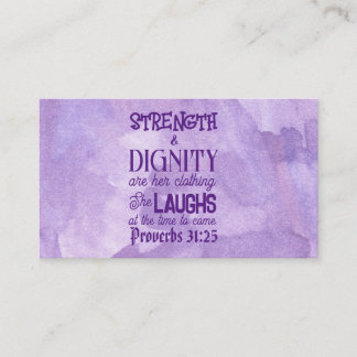 箴言31:25-26呼び出しカード，メモを渡す， コーリングカード