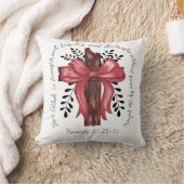 箴言31:25-31 クッション (ブランケット)