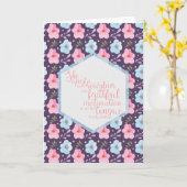 箴言31:26カード カード (黄色い花)