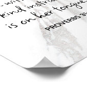 箴言31:26聖書の聖句マーブルグラム ポスター (角)