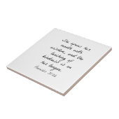 箴言31:26 タイル (側面)