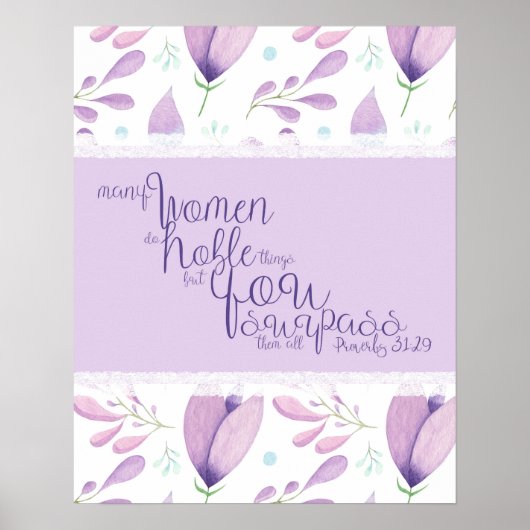 箴言31:29ポスター ポスター (正面)