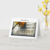 箴言31:30グリーティングカード カード (黄色い花)