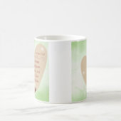 箴言31:30女は主を恐れる人を賞賛した コーヒーマグカップ (中央)