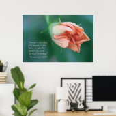 箴言31:30聖なる書物、 経典プリント ポスター (ホームオフィス)