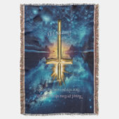 箴言3:13 スローブランケット (正面縦)