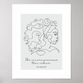 箴言3:15 – ルビー大切よりも多くのポスター ポスター (正面)