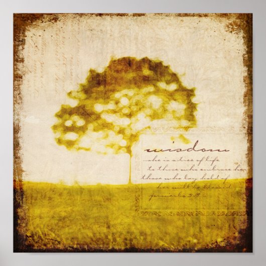 箴言3:18 ポスター (正面)