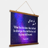 箴言3:24 吊り下げ型タペストリー (傾斜あり)