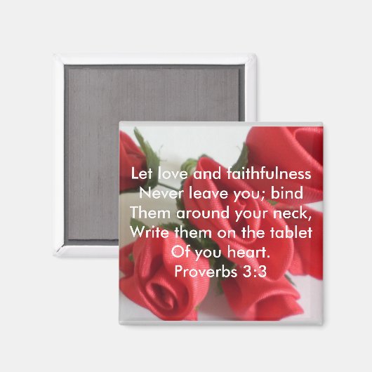 箴言3:3 マグネット (正面/裏面)
