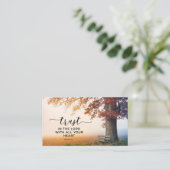 箴言3:5あなたのハートを信じなさい 名刺 (スタンド正面)