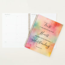 箴言3:5クリスチャン水色デザイン