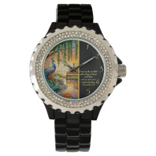 箴言3:5ホワイトチャーチ 腕時計