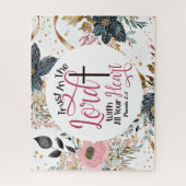 箴言3:5主なる聖書の聖句への信頼 ジグソーパズル (縦)