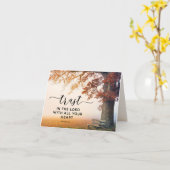 箴言3:5主を信じ、あなたのハートを信じる カード (黄色い花)