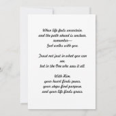 箴言3:5勇気付けられるカード サンキューカード (裏面)