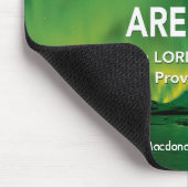 箴言3:5神の手を信頼せよ マウスパッド (コーナー)