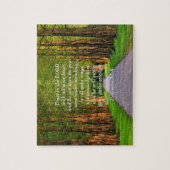 箴言3:5-6からの慰めの聖句 ジグソーパズル (縦)