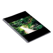 箴言3:5-6による庭園の道 ノートブック (右側)