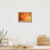 箴言3:5-6アートプリント ポスター (キッチン)