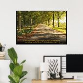 箴言3:5-6キリスト教の聖書の詩のポスター ポスター (ホームオフィス)