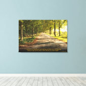 箴言3:5-6キリスト教聖書聖句キャンバスアート キャンバスプリント (インサイチュ (ウッドフロア))