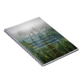 箴言3:5-6主への信頼 ノートブック (右側)