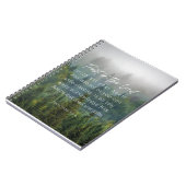 箴言3:5-6主への信頼 ノートブック (左側)