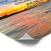 箴言3:5-6主への信頼 ポスター (角)