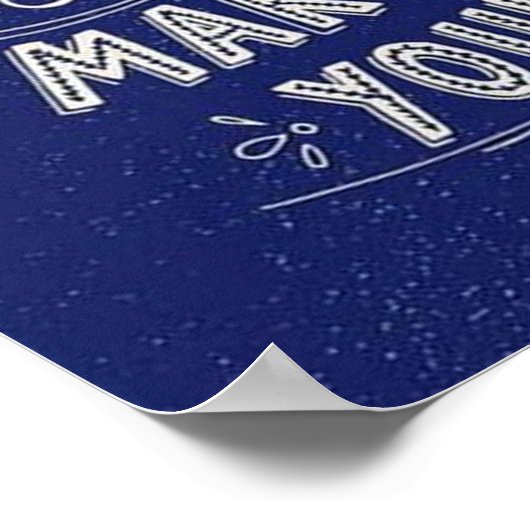 箴言3:5-6 ポスター (角)