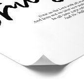 箴言3:5-6 ポスター (角)