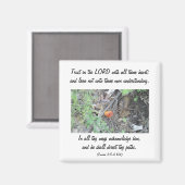 箴言3:5-6 マグネット (正面/裏面)