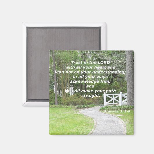 箴言3: 5-6 マグネット (正面/裏面)