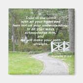 箴言3: 5-6 マグネット (正面)