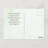 箴言3:5-6 主を心から信頼する ポストカード (裏面)