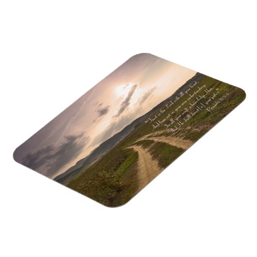 箴言3; 5-6 – 磁感動的石 マグネット (左側)