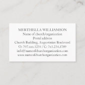 箴言3:5 | TRUST IN THE LORD|神の手は安全 名刺 (裏面)