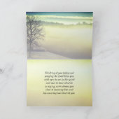 箴言3:6彼はあなたの道を導く聖書の聖句 カード (内部)