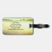 箴言3:6彼はあなたの道を導く聖書の聖句 ラゲッジタグ (裏面横)