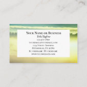 箴言3:6彼はあなたの道を導く聖書の聖句 名刺 (裏面)