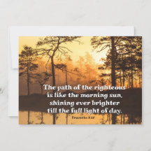 箴言4:18正しい聖書の道フラット