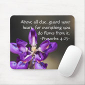 箴言4:23 マウスパッド (マウス)