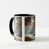 箴言4:25-27 KJV聖書の詩Pic Two-Tone マグカップ (正面左)