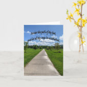 箴言4:26 カード (黄色い花)