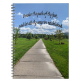 箴言4:26 ノートブック (正面)